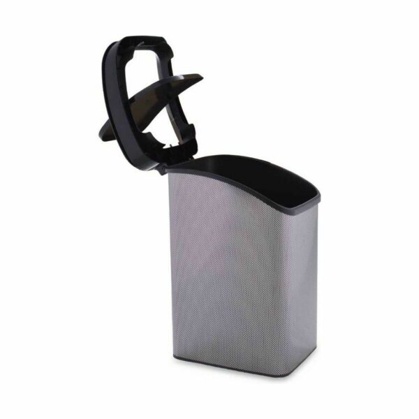 Kosz na Śmieci Berilo D085-2 Ciemny szary Plastikowy 12 L Ruchome (6 Sztuk) - obrazek 3