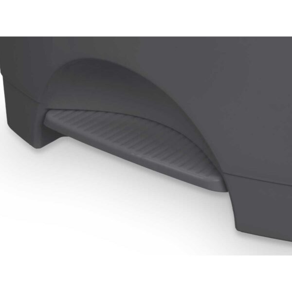 Kosz na Śmieci z Pedałem Antracyt Plastikowy 30 L (4 Sztuk) - obrazek 3