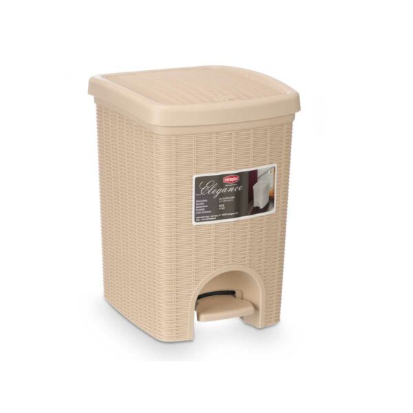 Kosz na Śmieci Stefanplast 30796 Beżowy Plastikowy 20 L (6 Sztuk) - obrazek 4