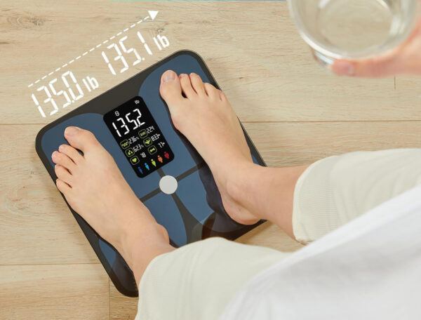 Cyfrowa waga Bluetooth Lepulse FI2016LB z analizą ciała BMI POWYSTAWOWY - obrazek 7