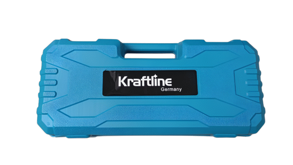 Akumulatorowa mini piła Kraftline Germany 24V 6``+ 2 akumulatory, niebieska - obrazek 3