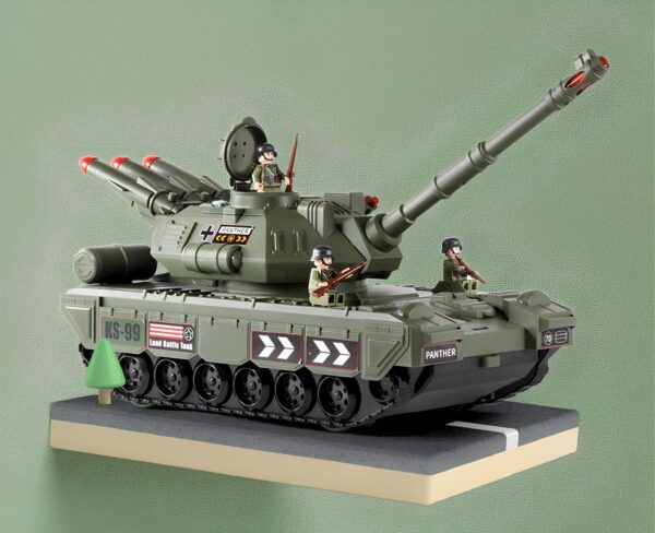 Zabawka czołg Panther KS-99, światło, efekty dźwiękowe, Model interaktywny - obrazek 4