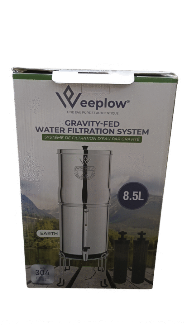 Grawitacyjny system filtracji wody Weeplow Earth 8,5l AISI 304 NIE ZESTAW - obrazek 7