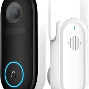 IMILAB Dzwonek wideo, Bezprzewodowy, 4MP, IP66, Google/Alexa, Powystawowy