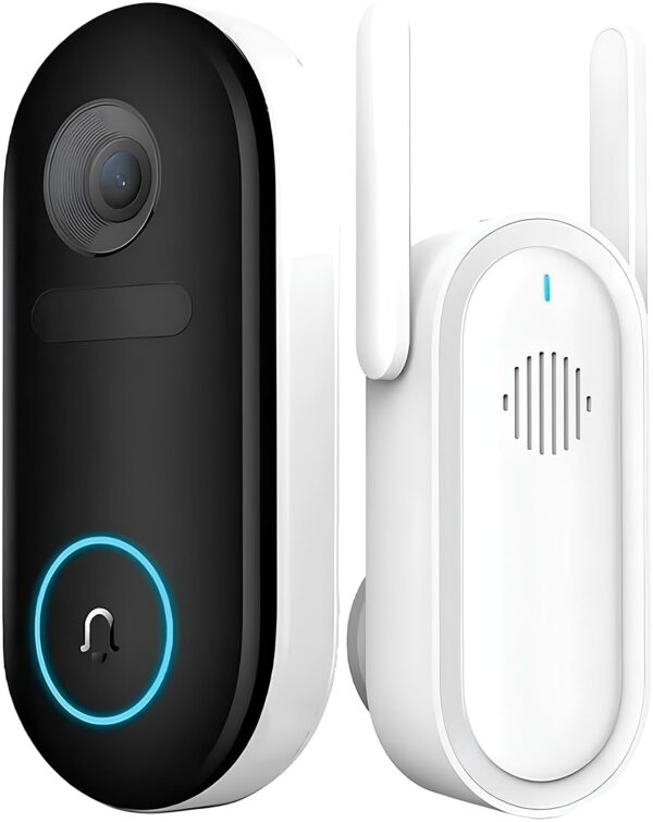 IMILAB Dzwonek wideo, Bezprzewodowy, 4MP, IP66, Google/Alexa, Powystawowy