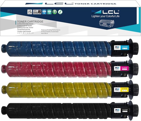 Toner LCL do Ricoh Aficio MP C2003, czarno błękitno fioletowo żółty, 4 szt.