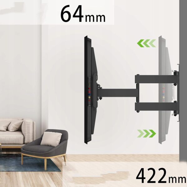 Uchwyt ścienny USX-MOUNT XML008-1K-03 dla 37-90" VESA 600x400mm, do 60-68kg - obrazek 5