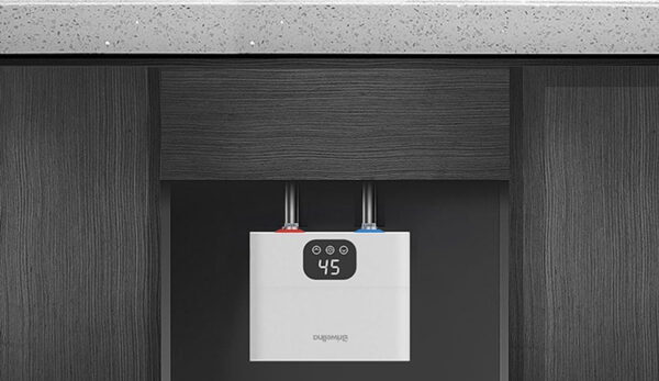 UŻYWANE/NIEKOMPLETNY Podgrzewacz wody Briwellna BWK-P33NH55 5500W 220V z wyświetlaczem LED, do kuchni i łazienki - obrazek 4