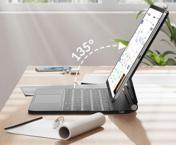 Etui z klawiaturą QWERTZ APPS2Car, Bluetooth, do iPad Pro 12.9, (6.,5.,4.) - obrazek 6