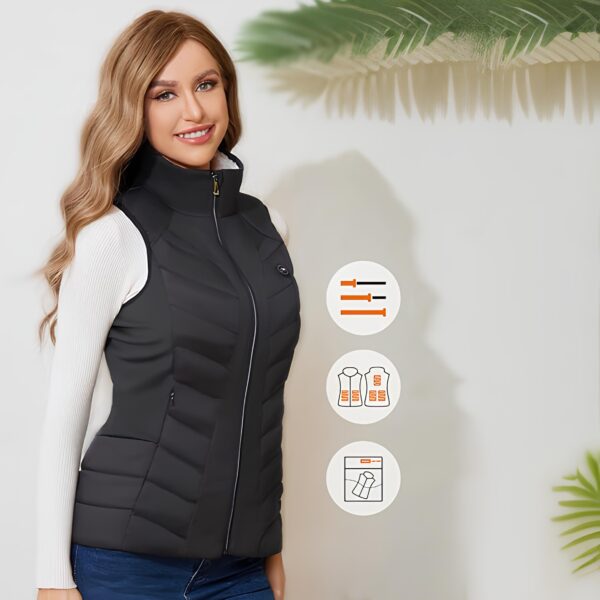 Damska kamizelka z podgrzewaniem Zogeicy HEATED CLOTHES, rozmiar L - obrazek 4