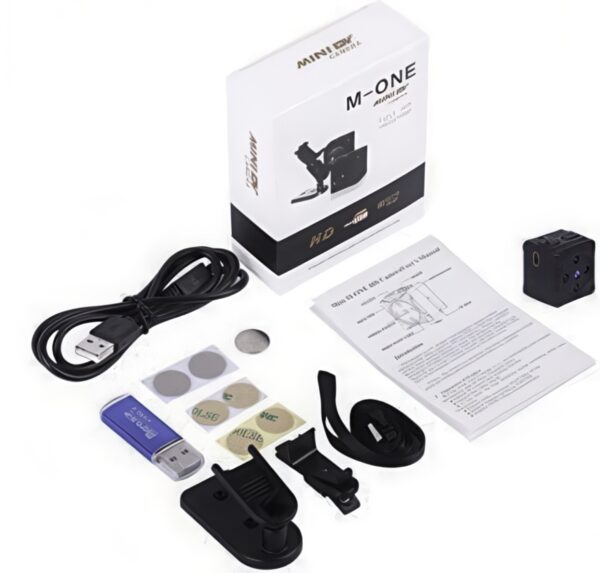 NIYPS Mini telekamera szpiegowska 1080P z baterią, wizją nocną i ruchem - obrazek 4