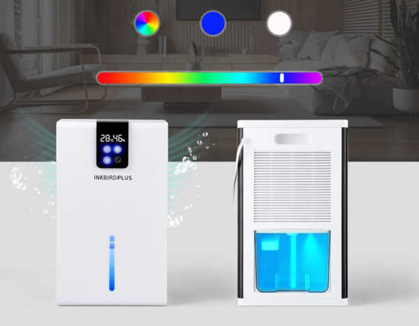 Osuszacz powietrza INKBIRD, 2800 ml, 30 dB, 90 W - obrazek 5