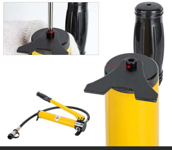CGOLDENWALL CP-180 ręczny hydrauliczny pompka 60 kg/m² 0,8 m wąż - obrazek 5