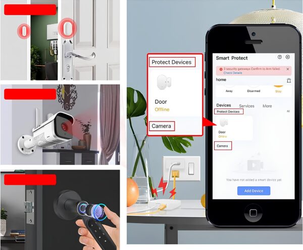 Inteligentny koncentrator domowy MOES M-HUB-MG, WiFi 2,4 GHz z aplikacją - obrazek 6