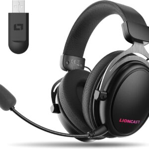 Słuchawki Lioncast LX80 bezprzewodowe 80h mikrofon gaming PS5 PC