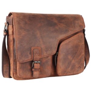 Torba na laptopa Oberon w kolorze brązowym, na laptopa 13,3"