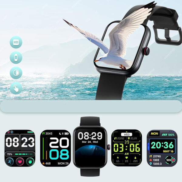 Męski smartwatch Fitpolo, 1,91 cala, IP68, dla Android i iOS - obrazek 4
