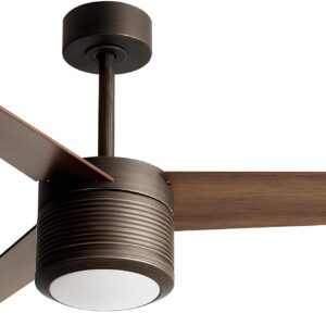 Wentylator sufitowy Reiga cichy 52 cale LED 3 łopaty z pilotem