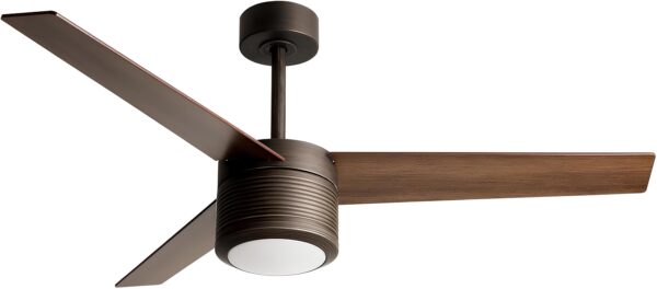 Wentylator sufitowy Reiga cichy 52 cale LED 3 łopaty z pilotem