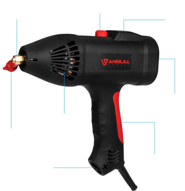 Przenośna spawarka Anbull MMA 140A 220V 3000W 1,5 kg spawarka inwertorowa z uchwytem i paskiem - obrazek 2