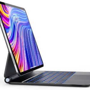 Używana Klawiatura Earto iPad Air 12.9 IT (M2, 2024), Podświetlana, 800 mAh czarna