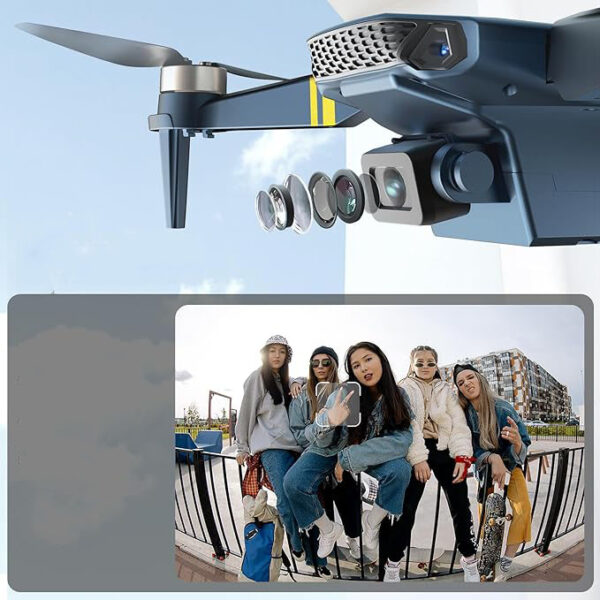 Drone CHUBORY F89 40+minut lotu WiFi FPV z kamerą 1080P HD 120° (2 baterie) - obrazek 5