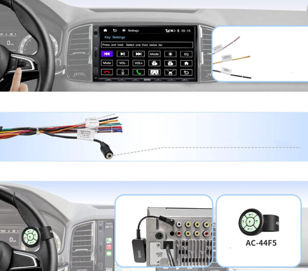 Używane Radio samochodowe ATOTO F7 F7G2A7WE 7 cali Bluetooth HD LRV FM/AM GPS - obrazek 6