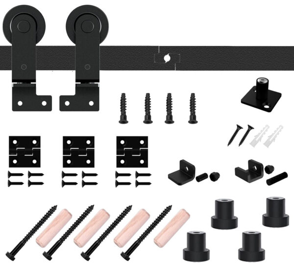 Zestaw do drzwi składanych Wolfbird F33STS 1 m system jezdny do otworu 80-90 cm - obrazek 5