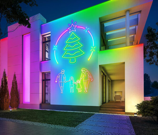 Używana Taśma neonowa LED AILBTON 30m Pilot zdalnego sterowania IP65 - obrazek 4