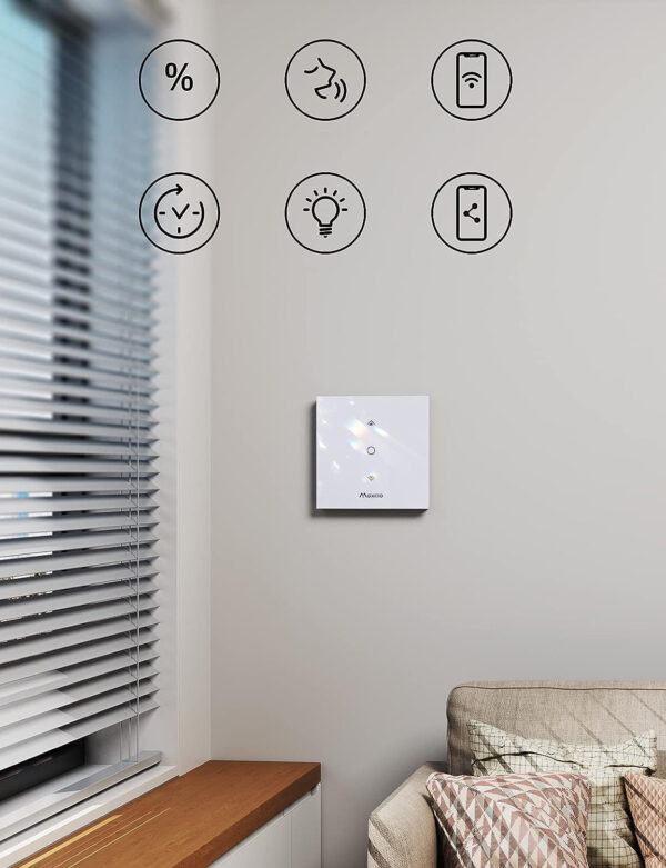 Przełącznik żaluzjowy Maxcio SDCS-01 HomeKit, WiFi, 4 szt. - obrazek 6