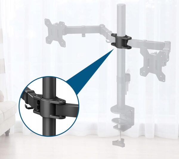 Uchwyt na dwa monitory BONTEC MDM002 13-27'', VESA 75/100 - obrazek 6