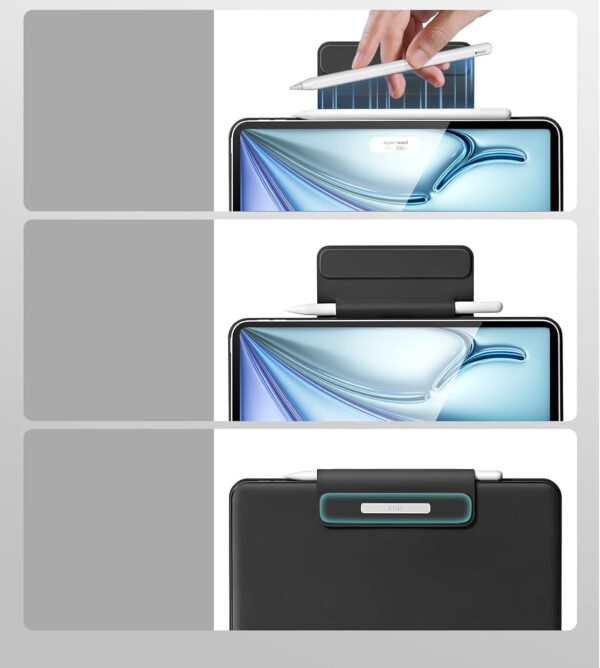 Etui z klawiaturą ESR 6B016A do iPad Air 13'' QWERTZ (M2) 2024, iPad Pro 12.9 - obrazek 2