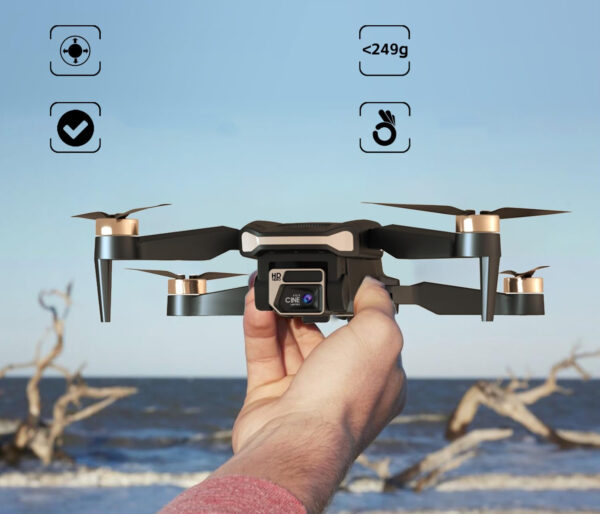 Dron CHUBORY A77 WiFi FPV, 84 minuty, z kamerą 2K HD, 3 baterie - obrazek 2