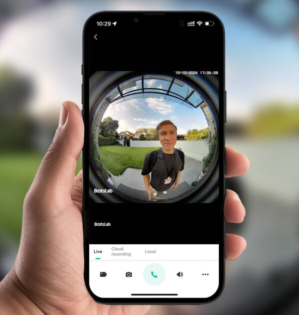 Wideodomofon BOTSLAB 5MP Bez opłat 360° widok 150 dni pracy na baterii - obrazek 7