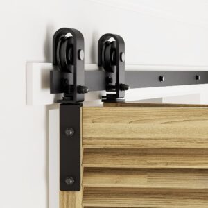 System drzwi przesuwnych WOLFBIRD 1M 70-80 cm zestaw kółka składany