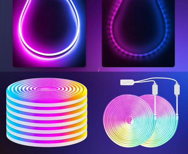 UŻYWANA Taśma LED Neon Lamomo 20m elastyczna wodoodporna RGB - obrazek 5