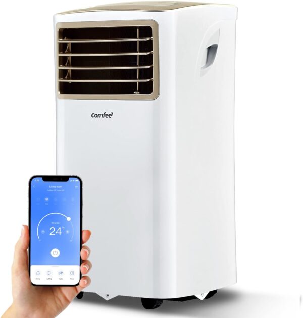 Przenośny klimatyzator Comfee, 1000 W, 2,6 kW, 230 V, Alexa/Asystent Google