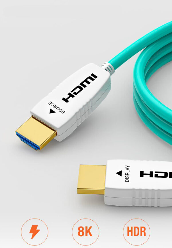 Kabel HDMI światłowodowy 8K 1m/3FT RUIPRO przewód HDMI UHD - obrazek 4