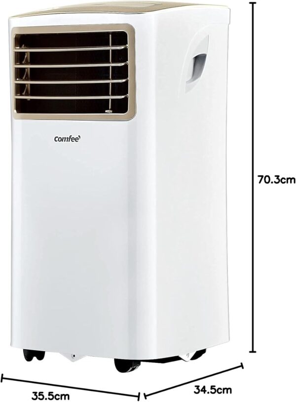 Przenośny klimatyzator Comfee, 1000 W, 2,6 kW, 230 V, Alexa/Asystent Google - obrazek 8