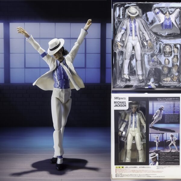 Figurka RESTEQ Michaela Jacksona Michael Jackson 20 cm, Król Popu - obrazek 4