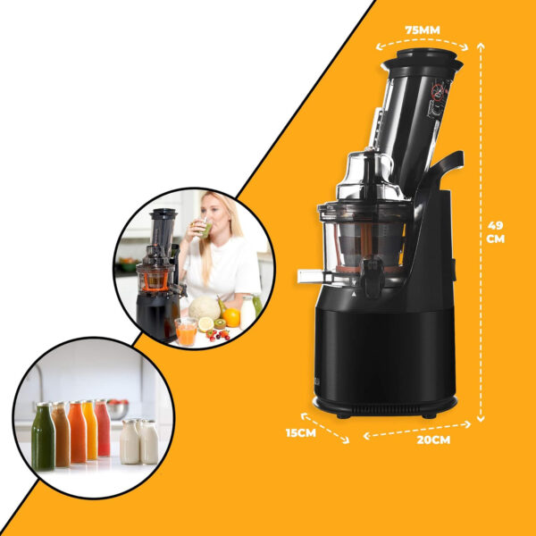 UŻYWANY Wyciskarka do całych owoców i warzyw Fridja f1900/BLK sok/sorbet - obrazek 7