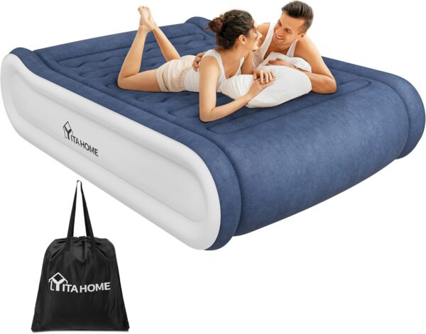 PO NAPRAWIE Materac YITAHOME, podwójny, 300 kg, 2x1,5m dmuchany materac sypialniany