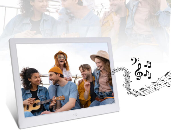 UŻYWANA Cyfrowa ramka na zdjęcia TSITSC 1301-DE-Weiß-1 13,3`` 32 GB biała - obrazek 7