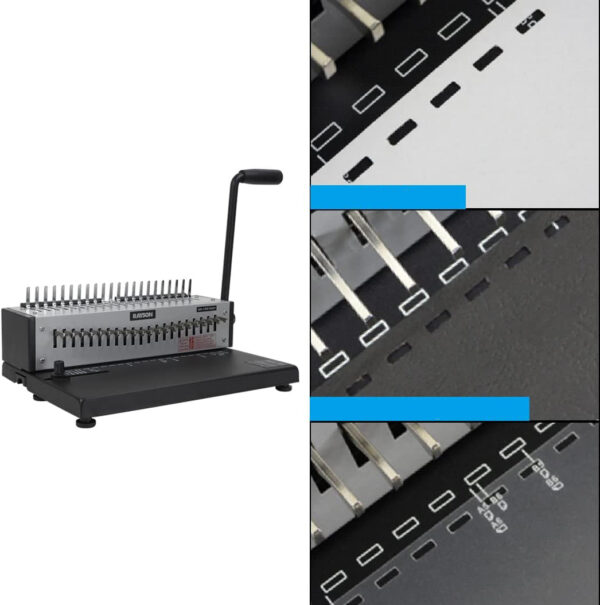 Bindownica RAYSON SD-1501A21 12 kartek 200 stron 21 pierścieni A4 - obrazek 6