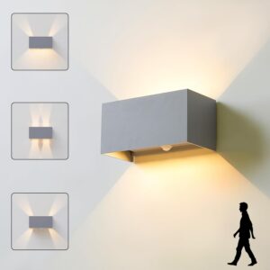 Zewnętrzna lampa CELAVY CE-1006C LED z czujnikiem ruchu lampa elewacyjna wodoodporna do ogrodu
