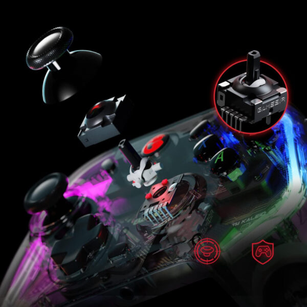 Kontroler GameSir T4 Kaleid z RGB do Windows 10/11, Switch i Android TV - obrazek 3
