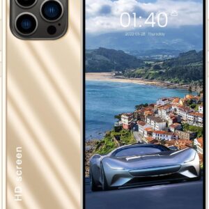 Smartfon Bewinner IP13 Pro Max, 6.1'', 3GB RAM, 32GB ROM, 2800 mAh, złoty