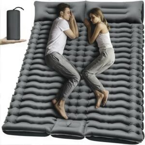 Turbokarimat turystyczny 205x130x10 cm z wbudowanym pompą powietrzną
