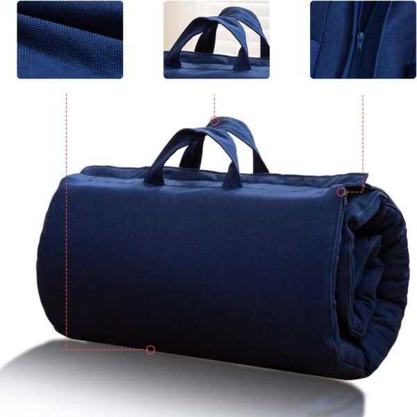 Materac MAXYOYO składany 71x190 cm, hipoalergiczna tkanina, pianka - obrazek 3