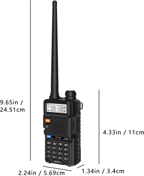 Stacja radiowa pofung, 7,4 W, 3800 mAh, USB, 22 x 15 x 11,7 cm - obrazek 7